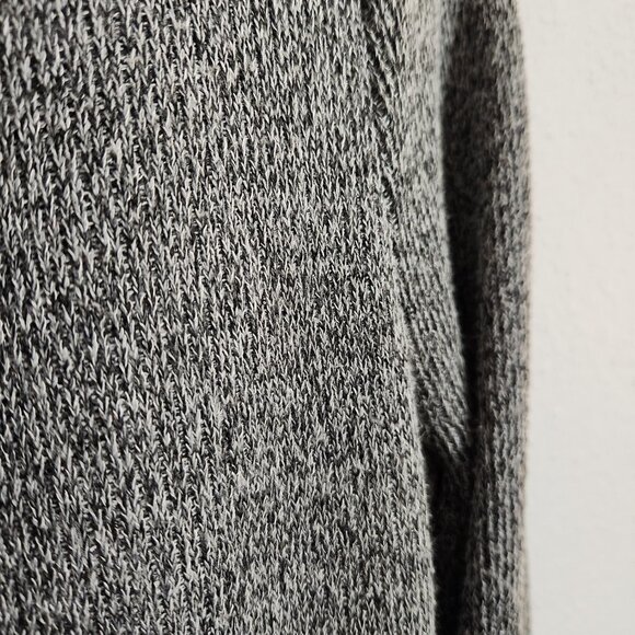 Skies Are Blue Alanna Textured Knit Blazer Heather Grey Black Floral Lining Medi - Picture 5 of 9